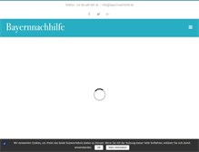 Tablet Screenshot of bayernnachhilfe.de